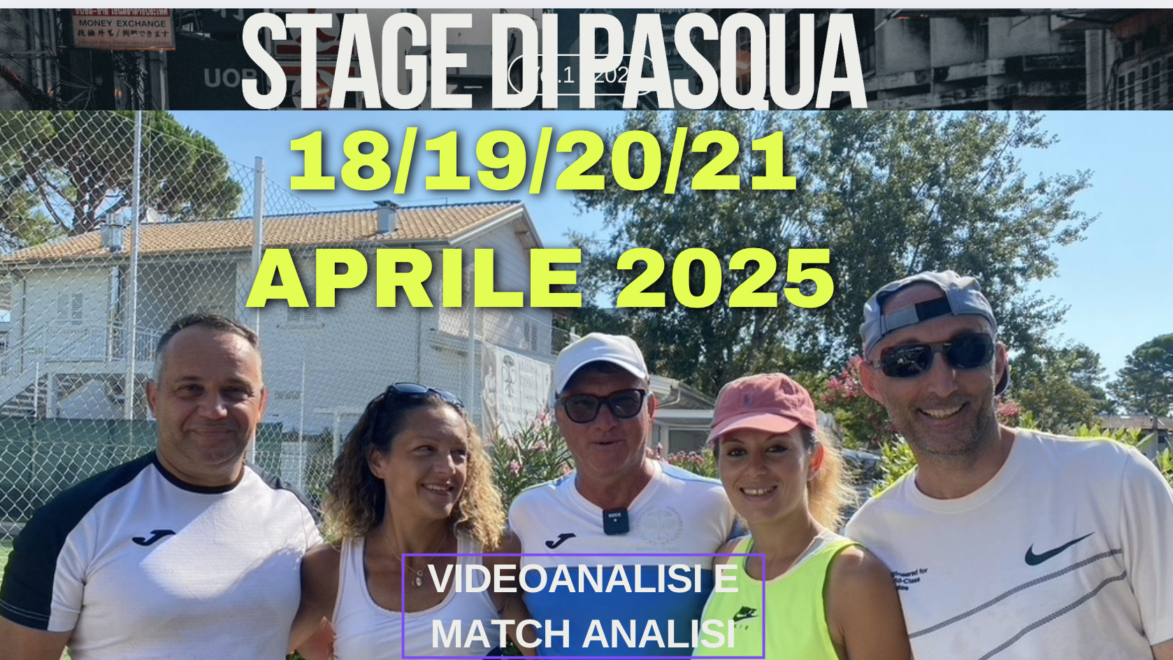 STAGE INTENSIVO DI PASQUA 18/19/20/21 APRILE 2025 