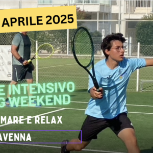 STAGE INTENSIVO DI TENNIS 25/26/27  APRILE 2025