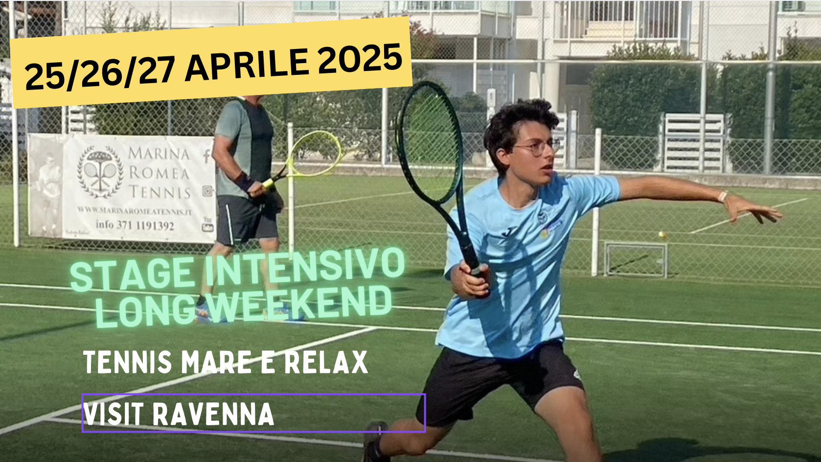 STAGE INTENSIVO DI TENNIS 25/26/27 APRILE 2025 